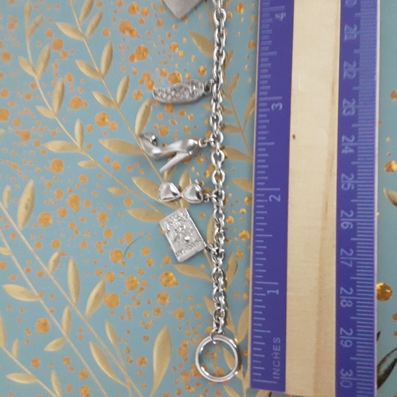 Stanless steel charm bracelet/ anklet - Picture 6 of 10